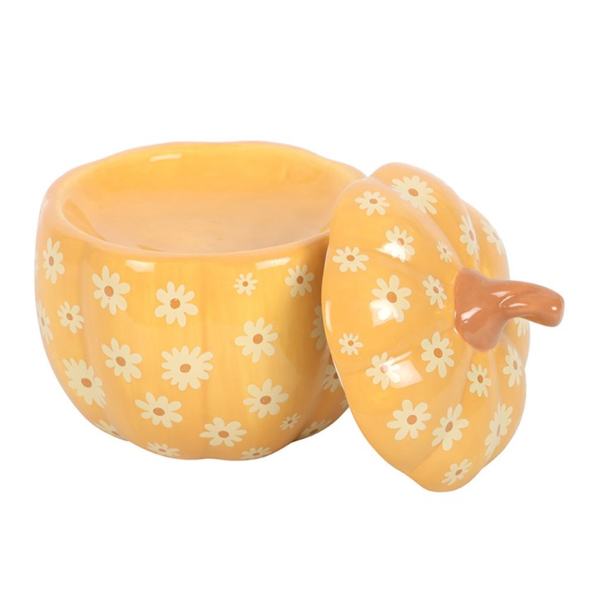 Groovy Floral Pumpkin Oil Burner Something Different