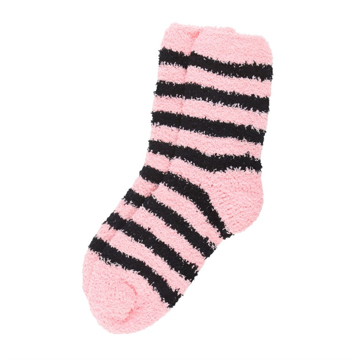 Pink and Black Striped Socks in Coffin Gift Box Something Different