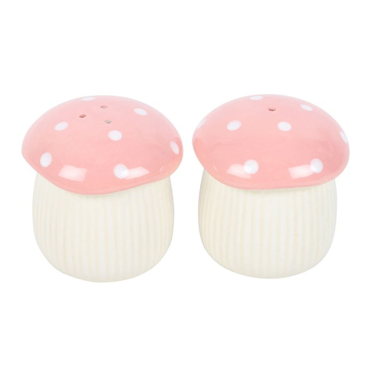 Pink Mushroom Salt and Pepper Shakers Something Different