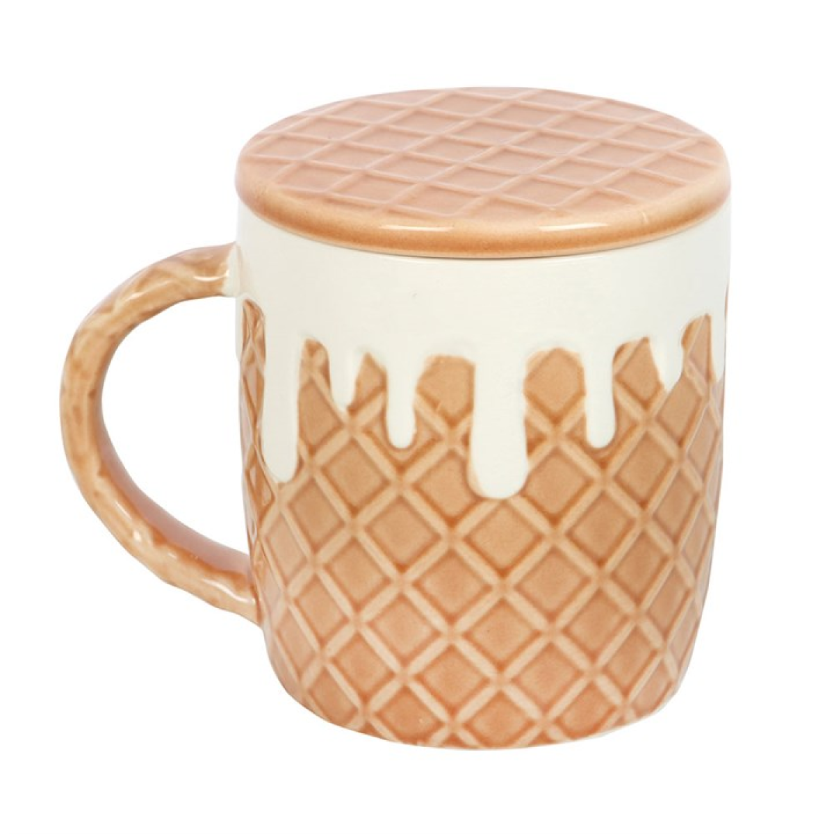 Waffle Mug and Coaster Set Something Different