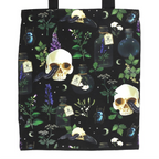 Venom & Vines Print Polycotton Tote Bag