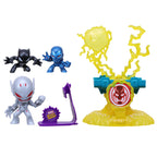 Hasbro Marvel Classic Marvel Stunt Squad Black Panther and Ironman vs Ultron Villain Knockdown Game Set Hasbro