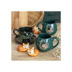 Green Fawn Rounded Mug