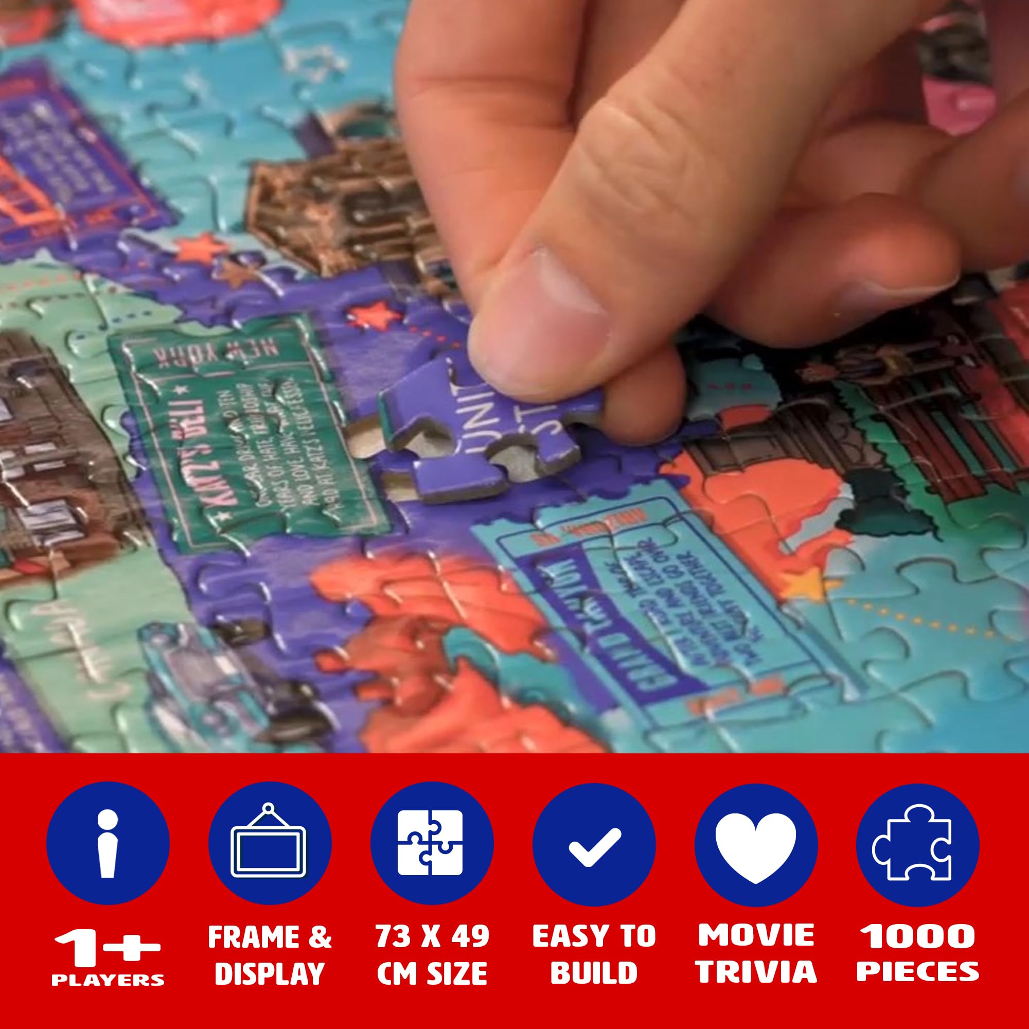 Professor Puzzle Movie Locations 1000 Piece Film Trivia Puzzle Game Professor PUZZLE