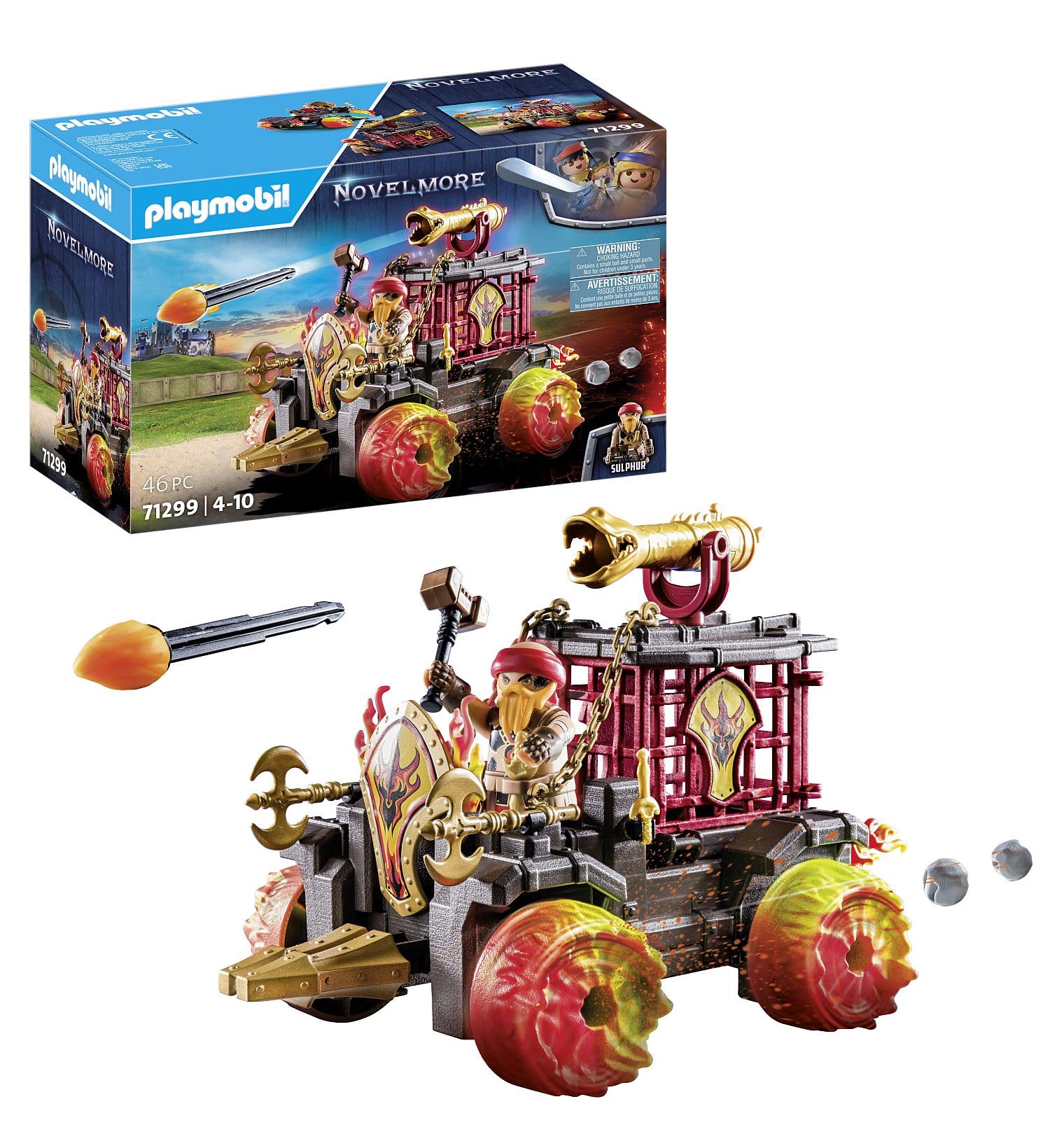 Playmobil Novelmore Burnham Raiders Battering Ram 71299 Playmobil