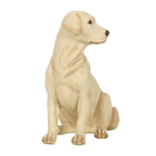 Yellow Labrador Dog Ornament with Sentiment Card