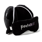 Relaxeazzz Feline Fine Lucky Cat Round Plush Travel Pillow & Eye Mask Puckator