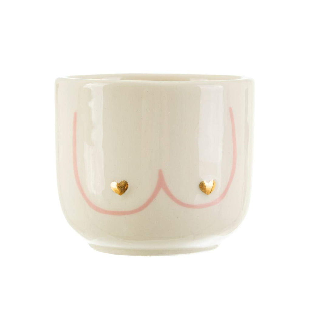 Sass & Belle Mini Girl Power Boobies Planter Sass & Belle
