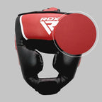 RDX Head Guard Aura Plus T-17 Red/Black-M RDX