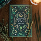 Green Witch A5 Lined Notebook – 200 Pages