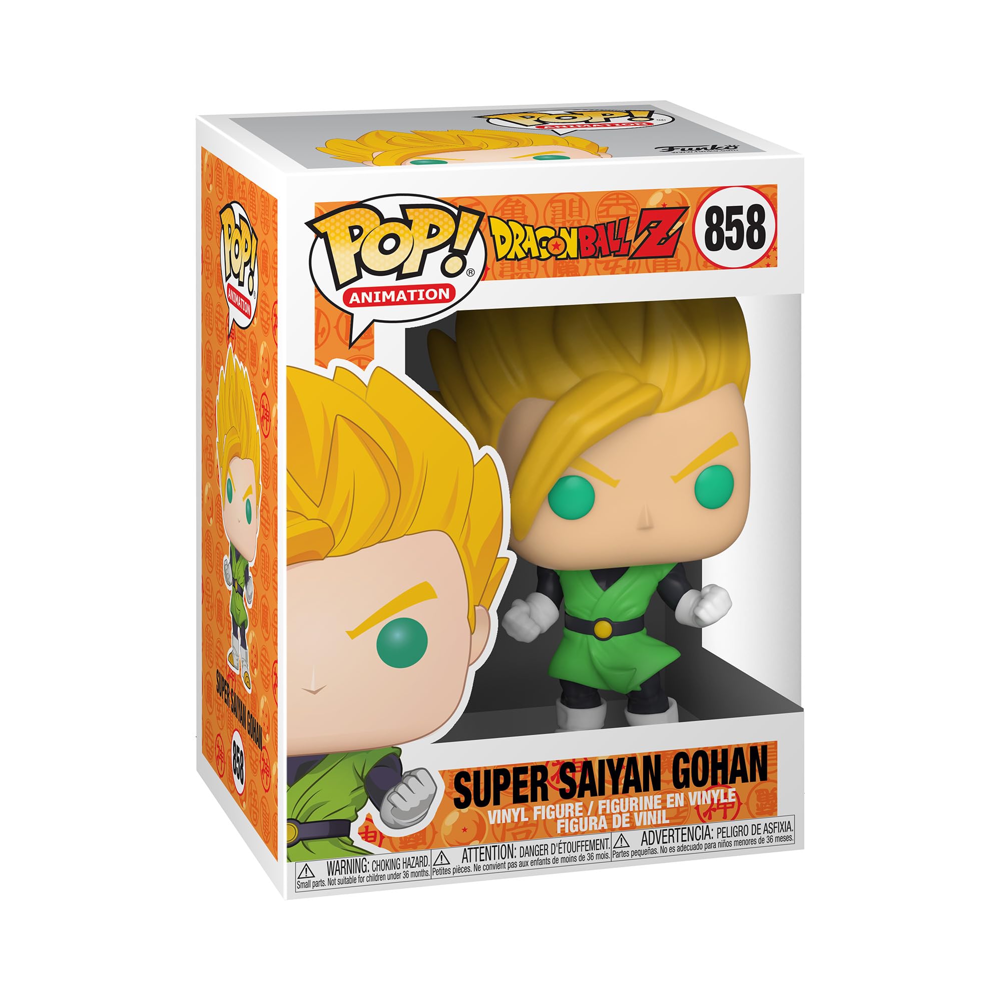 Funko Pop! Dragon Ball Z S8-Super Saiyan Gohan #858 Funko