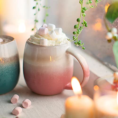 Sass & Belle Dip Glazed Ombre Mug Pink or Turquoise