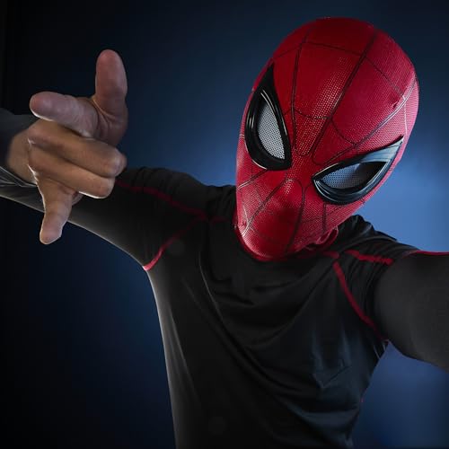 Marvel Legends Spider-Man Electronic Expressive Mask with Remote & Display Stand