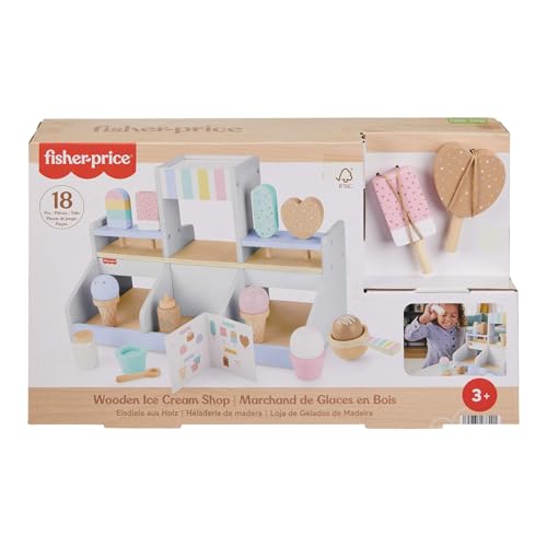 Fisher-Price Wooden Ice Cream Shop Playset