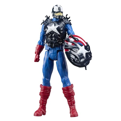 Marvel Avengers Venom Versus Titan Hero Captain America & Hulk Figure Set 30cm