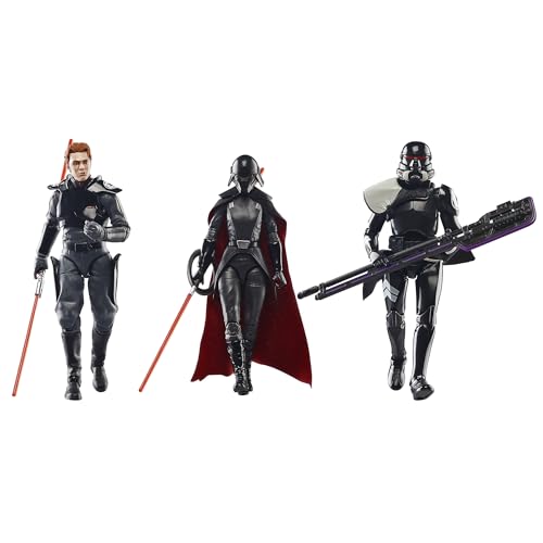 Star Wars Black Series Jedi: Fallen Order Action Figure Set – Second Sister, Cal Kestis & Purge Trooper
