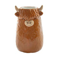 Sass & Belle Highland Cow Small Vase