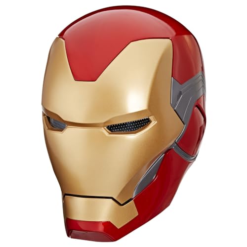 Hasbro Avengers Marvel Legends Series Iron Man Premium Electronic Helmet with Light FX, Endgame Adult Roleplay Gear
