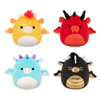 Squishmallows Original Dragon 4-Pack – Four 5-Inch Plush Toys
