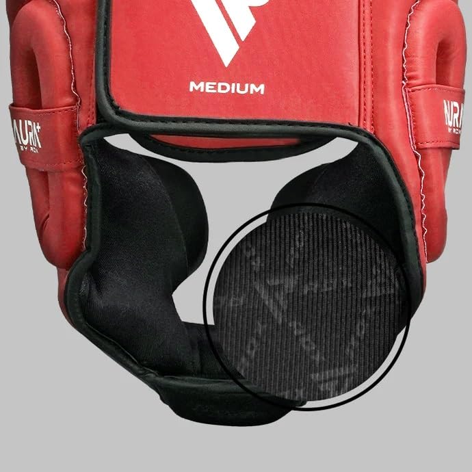 RDX Head Guard Aura Plus T-17 Red/Black-M RDX