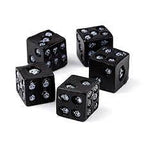 Puckator Set of 5 Six-Sided Die with Inlaid Skulls Puckator
