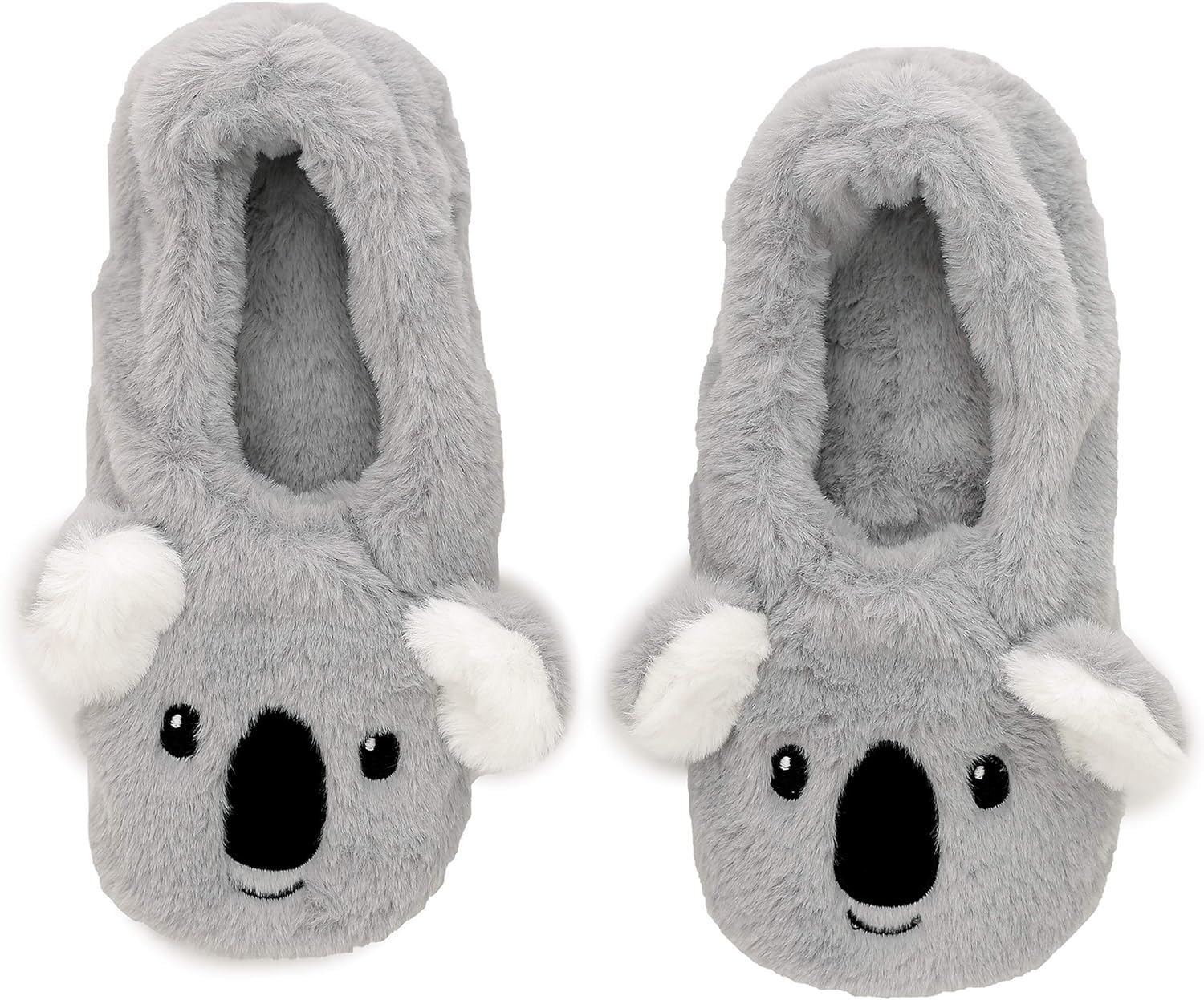 Puckator Koala Heated Slippers Cotton/Lavender Seed/Polyester/Wheat, Multi-Colour, One Size Puckator