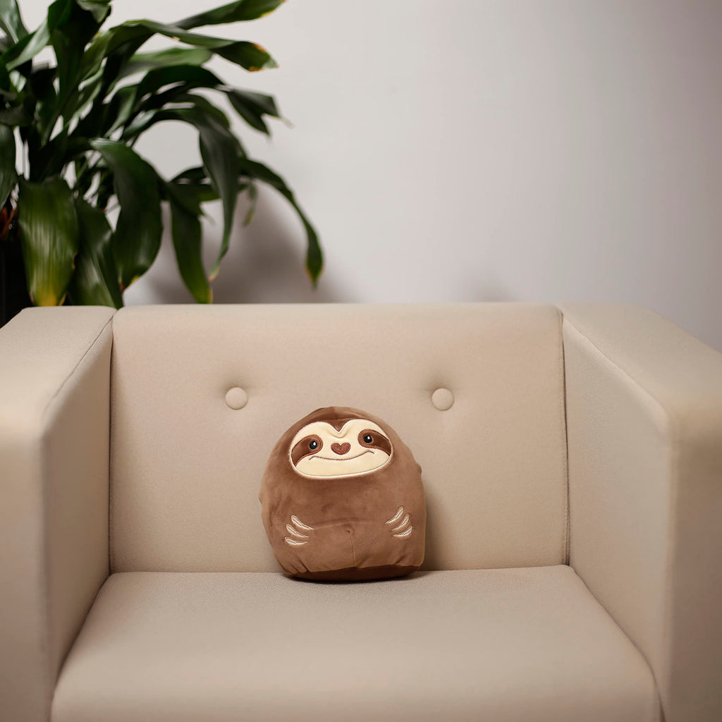 Puckator Adoramals Cuddlies Plush Sloth Cushion Puckator