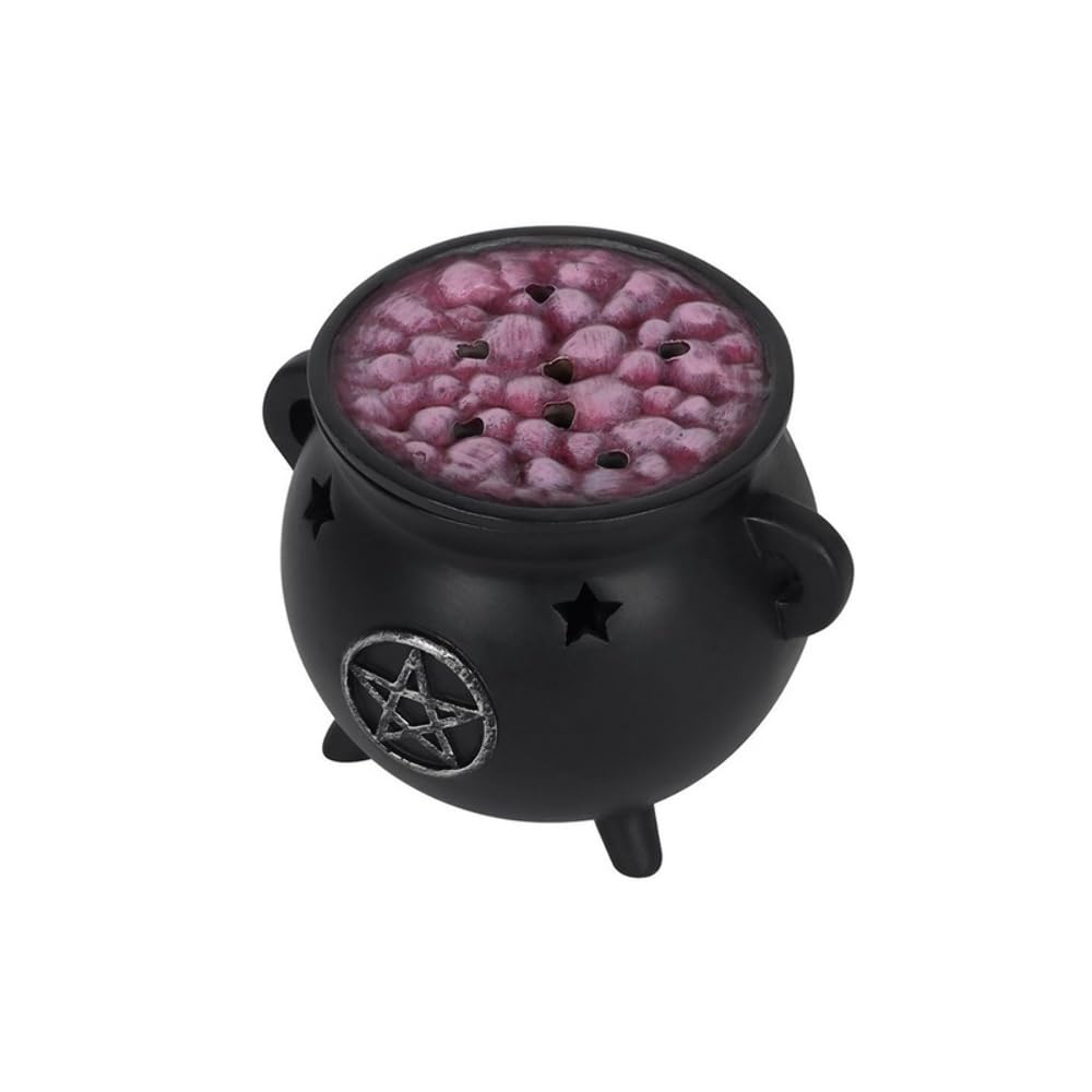 Spirit of Equinox Pentagram Cauldron Incense Holder, Black Spirit of Equinox