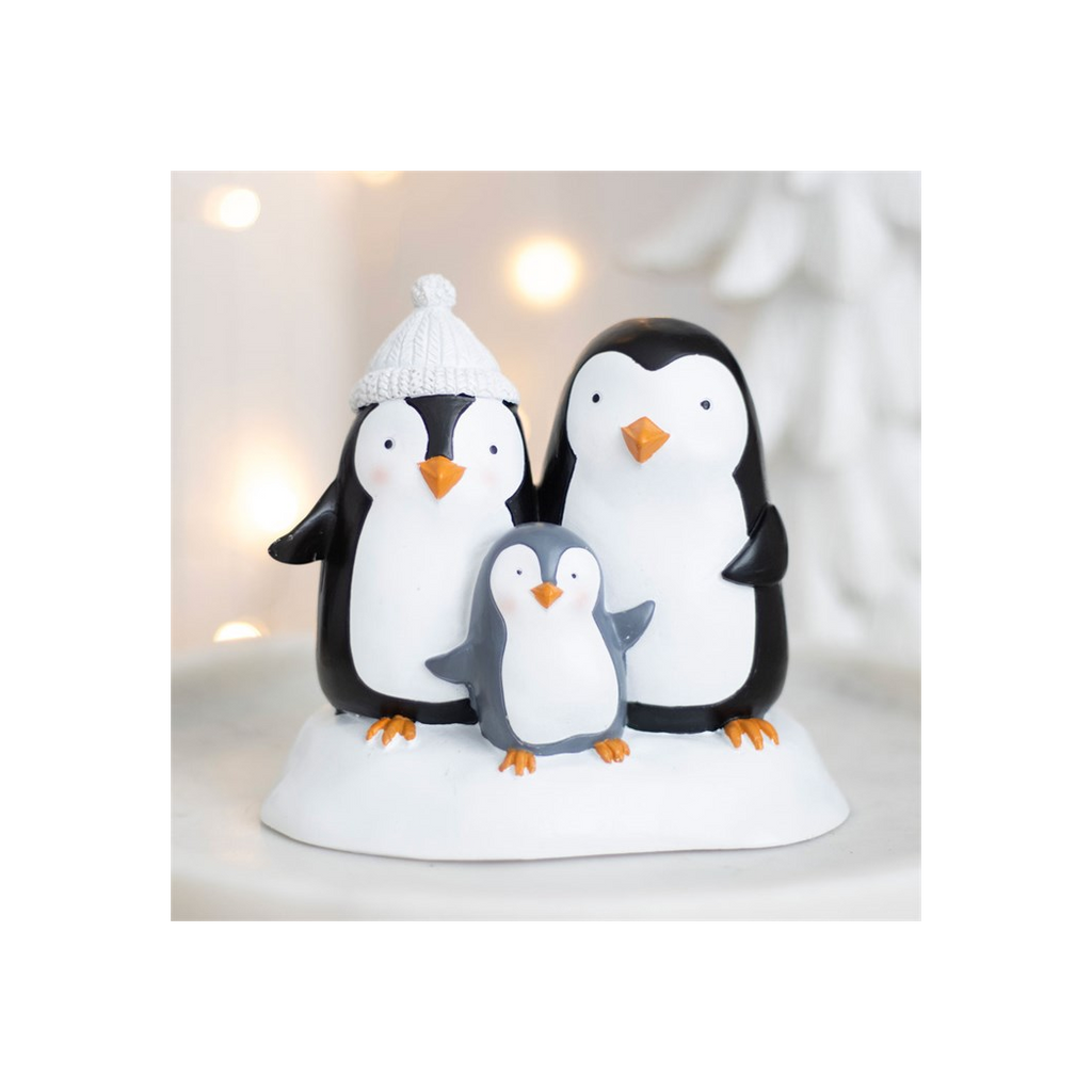 Penguin Family Resin Ornament