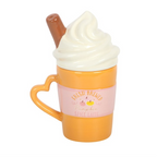 Fresh Brewed Pumpkin Spice Latte Lidded Mug