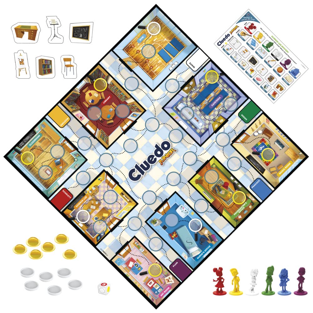 Hasbro Cluedo Junior Board Game Hasbro Gaming