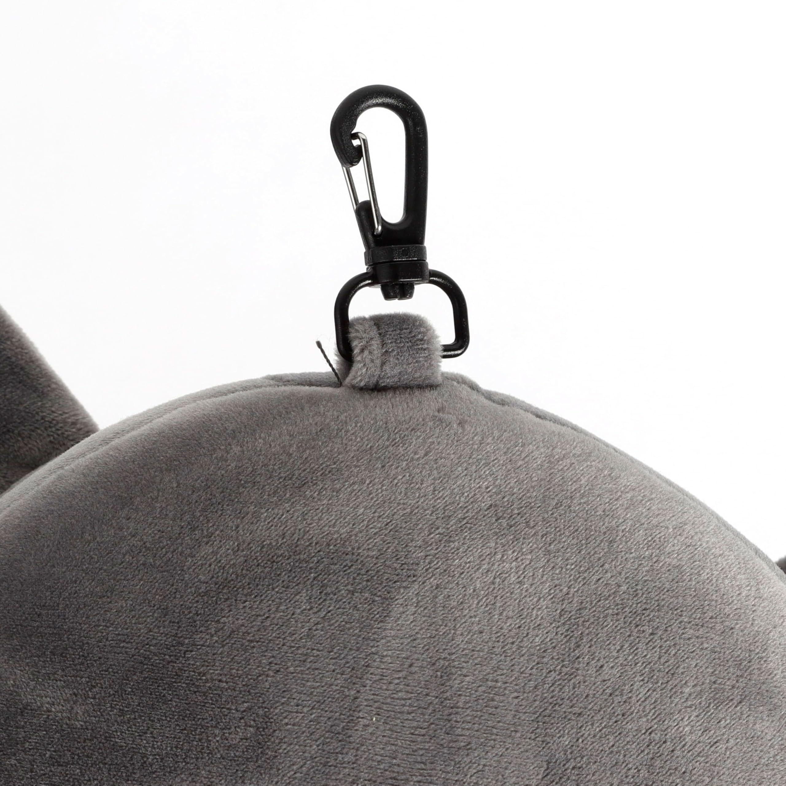 Relaxeazzz French Bulldog Round Plush Travel Pillow & Eye Mask Relaxeazzz