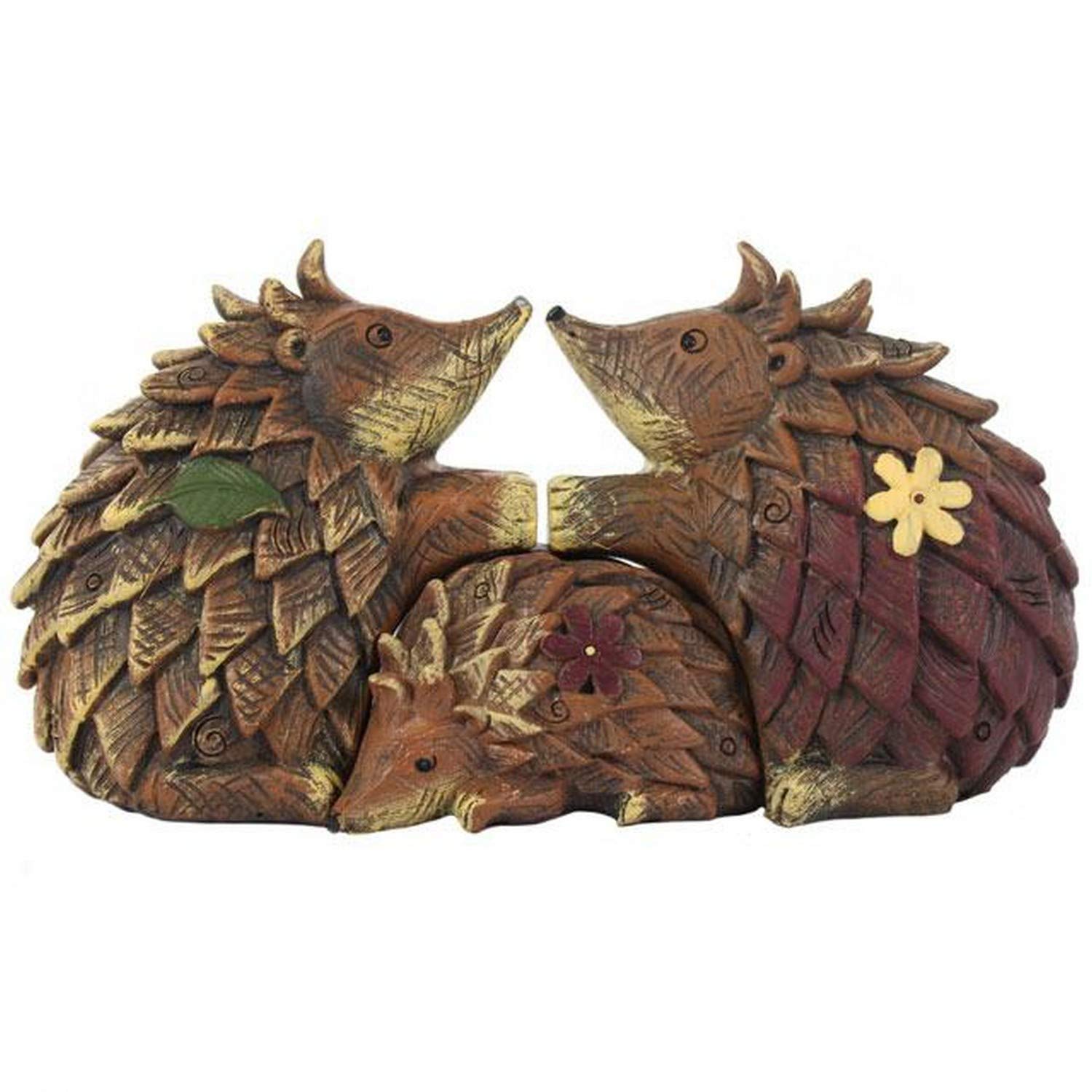 Hedgehog Family Resin Ornament Something Different