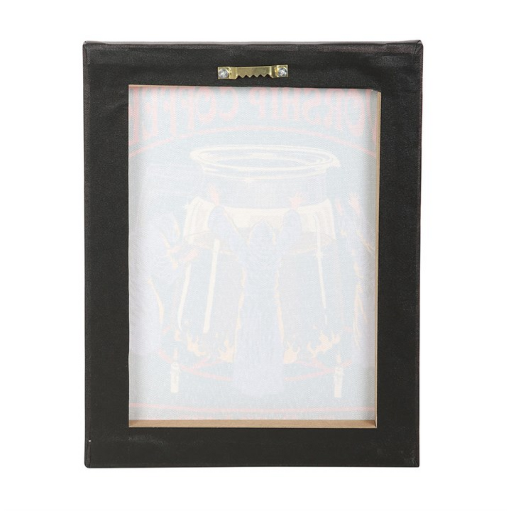 19x25cm Worship Coffee Canvas Plaque by Steven Rhodes