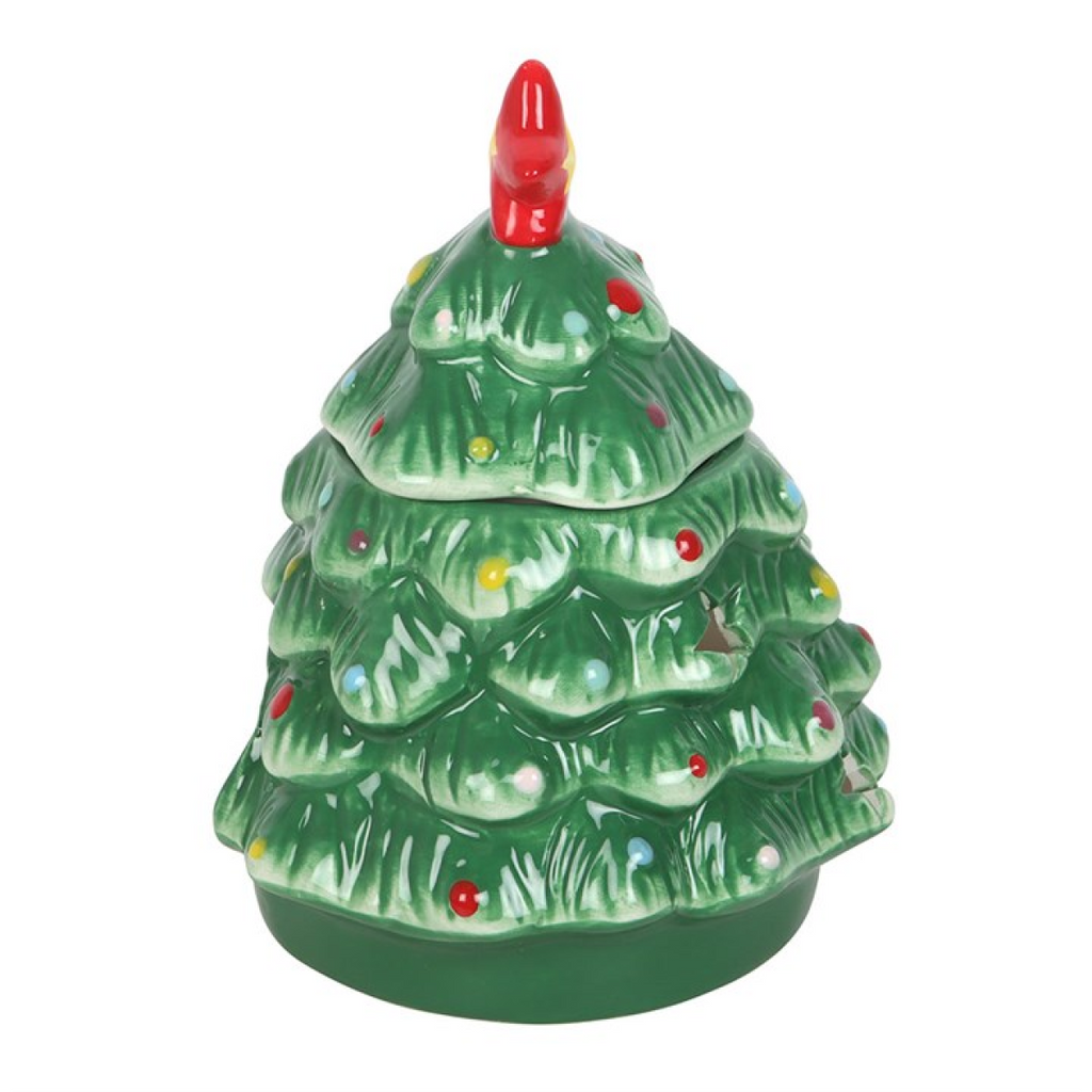 Nostalgic Christmas Tree Shaped Ceramic Oil Burner