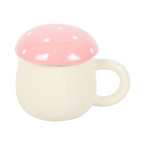 Pink Lidded Mushroom Mug Something Different
