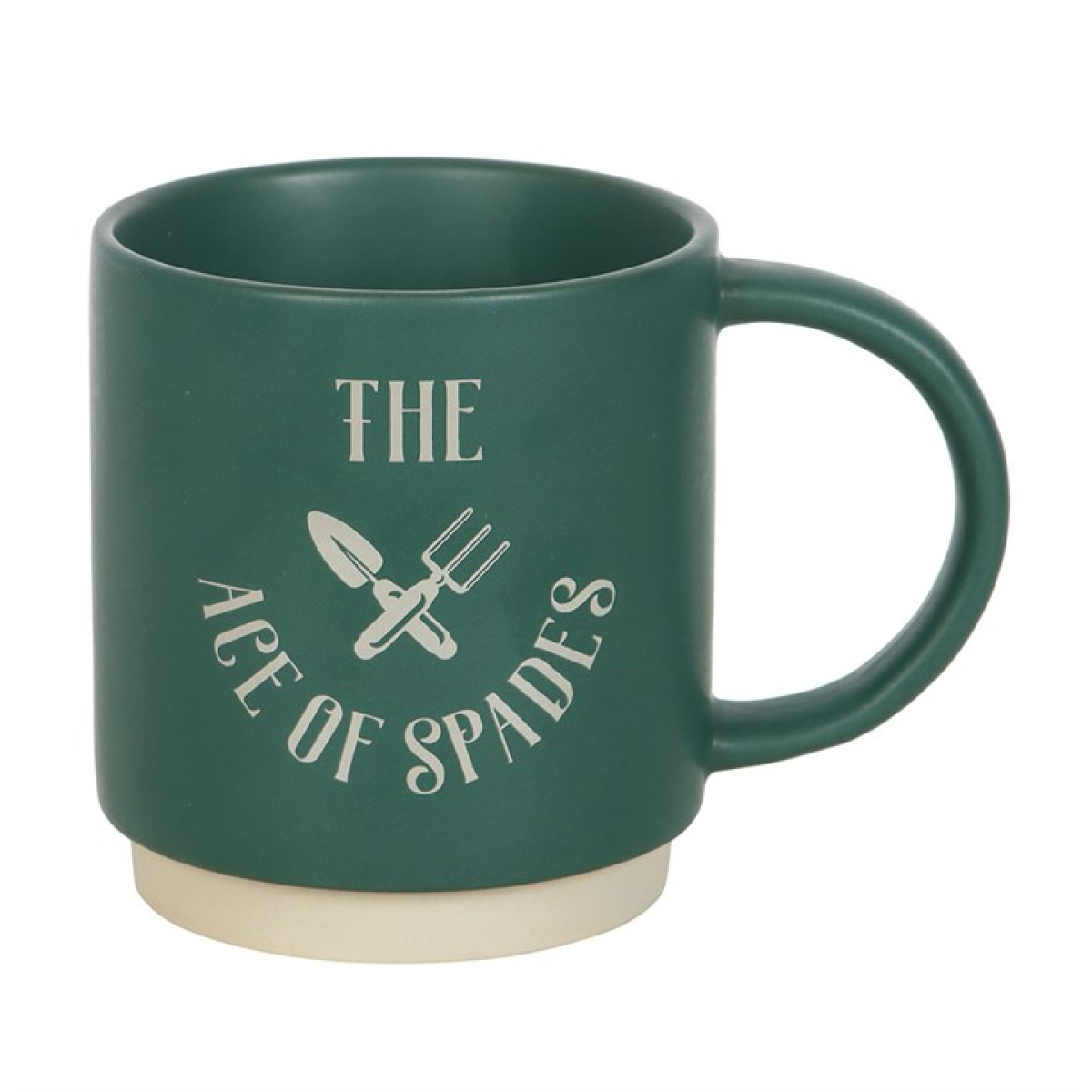 Ace of Spades Mug with Spade Spoon Something Different