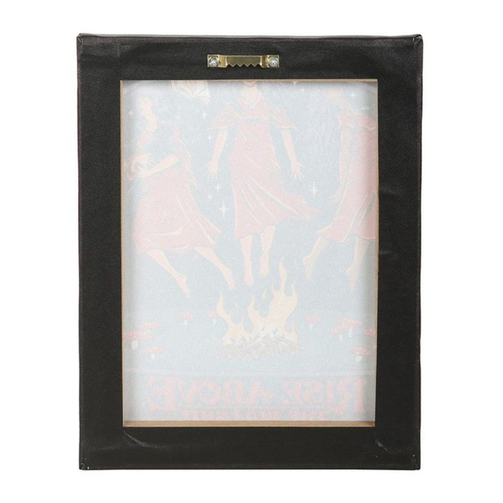 19x25cm Rise Above the Bullshit Canvas Plaque by Steven Rhodes