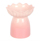 Pink Water Lily Oil Burner and Wax Warmer Something Different