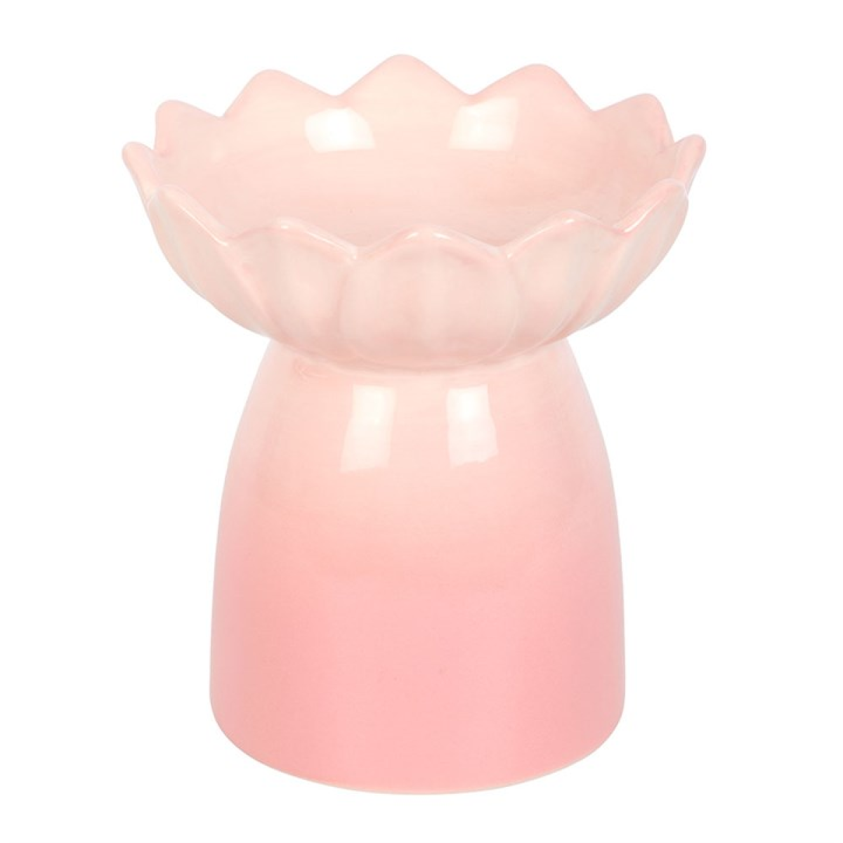 Pink Water Lily Oil Burner and Wax Warmer Something Different