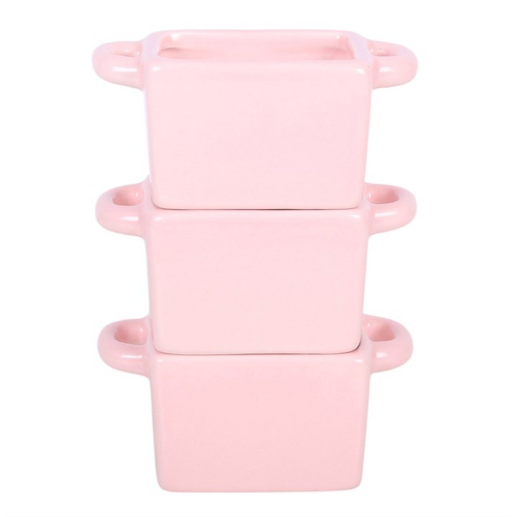 Sugarplum Bakery Ceramic Snack Bowls – Set of 3