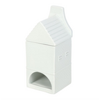 White Nordic House Ceramic Oil Burner and Wax Warmer