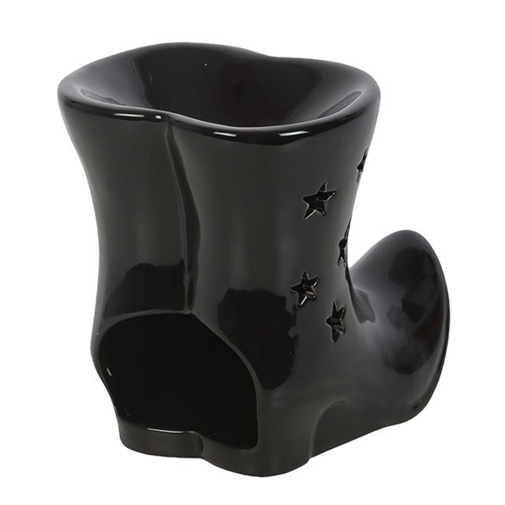 Black Witch Boots Ceramic Oil Burner