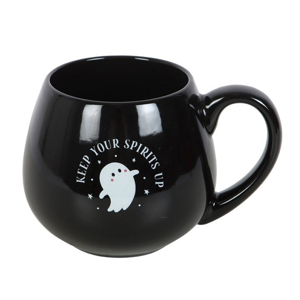 Keep Your Spirits Up Rounded Ghost Mug Something Different