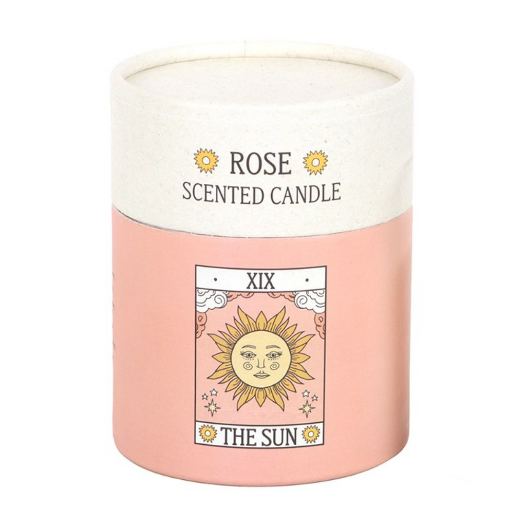 The Sun Vintage Tarot Rose Candle Something Different