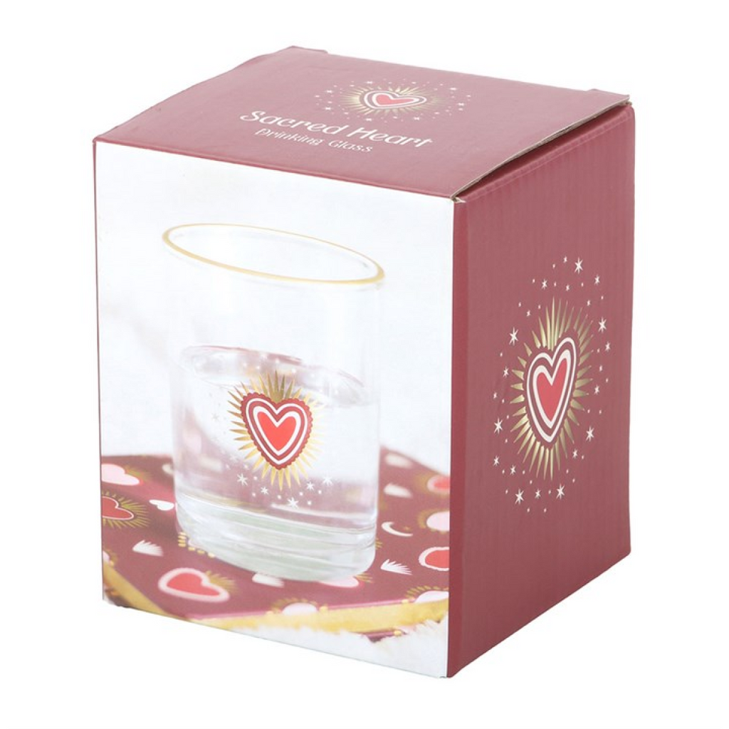 Sacred Heart Drinking Glass
