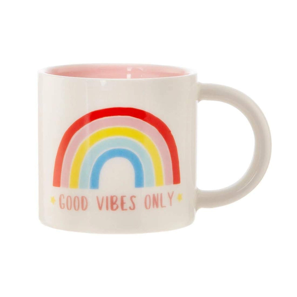 Sass & Belle Chasing Rainbows Good Vibes Only Mug Sass & Belle