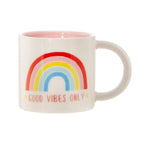 Sass & Belle Chasing Rainbows Good Vibes Only Mug Sass & Belle