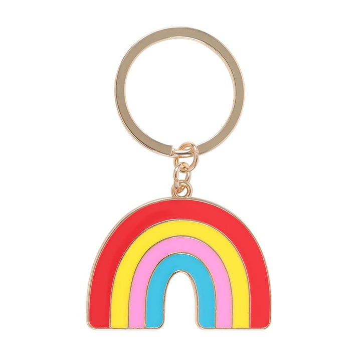 Be Kind to Your Mind Rainbow Keyring