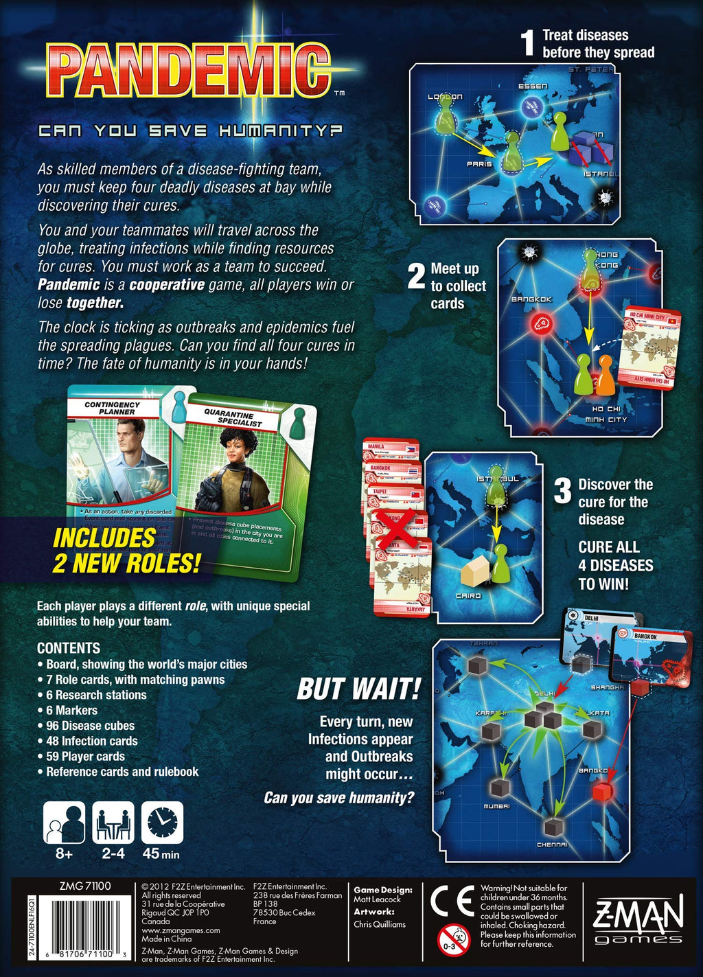 Z-Man Games Pandemic Rapid Response Z-man games